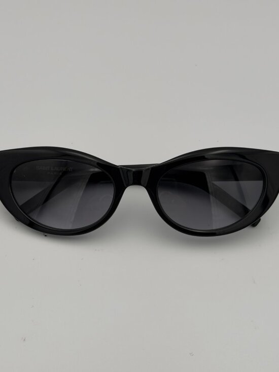 Saint Laurent SL M115 002 Sunglasses Black Cat Eye Grey Gradient YSL main image 4